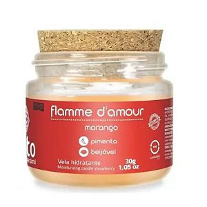 VELA FLAMME DAMOUR MORANGO