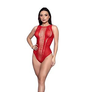 BODY COM STRASS Y2132 VERMELHO U