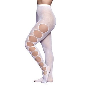 MEIA CALÇA COM RASGO NA LATERAL YAFFA Y2117 BRANCO U