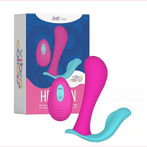Vibrador Dupla Estimulação  Multifuncional Com Controle 10 modos - HEAVEN - IM0423