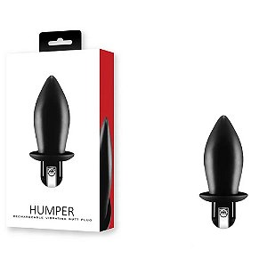 PLUG ANAL RECARREGAVEL HUMPER 3.5, 9 PRETO