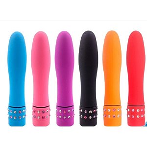 VIBRADOR MINI DIAMOND COM PEDRAS