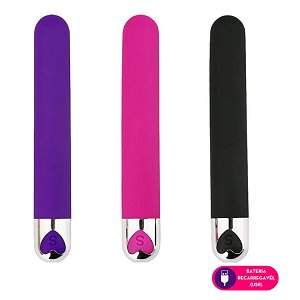 VIBRADOR CAPSULA PERSONAL HEART MBA1105 PRETO