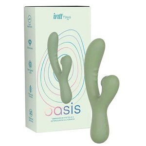 VIBRADOR PONTO G E CLITÓRIS OASIS INTT