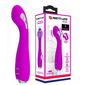 VIBRADOR HECTOR RECARREGAVEL ELETRIC SHOCK PRETTY LOVE