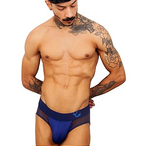 CUECA UP TRANSPARENTE PRUS QUINTTUS AZUL