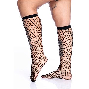 MEIA ARRASTAO 3.4 LYCRA PRETO U