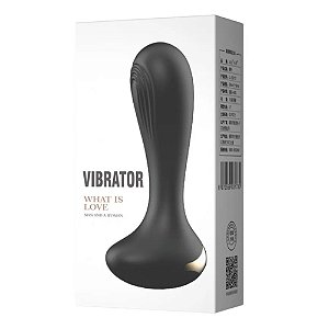 Plug Anal em Silicone Com 10 Modos de Vibração e Recarregável - EP001 - VIP