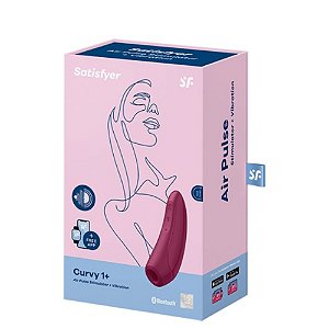 Estimulador de clitóris com vibração Satisfyer Curvy 1+ Satisfyer - SF2048
