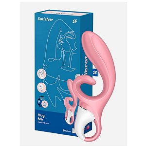Vibrador Ponto G com Estimulador de Clitóris em Silicone Hug Me - Satisfyer SF2170 SF2149