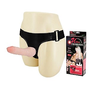 CINTA PENIANA ULTRA PASSIONATE CYBERSKIN PENIS BAILE 16.9X3.7