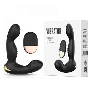 Estimulador de Próstata VIGOR em Silicone Cirúrgico 10 Vibrações e Controle Remoto  RECARREGÁVEL - EP002 - VIP LL-B2122