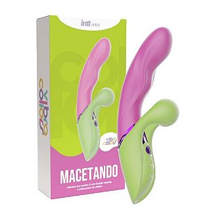 Vibrador Penetrável para Ponto G com função Tapping e Estímulo Ponto G - MACETANDO - IM0454