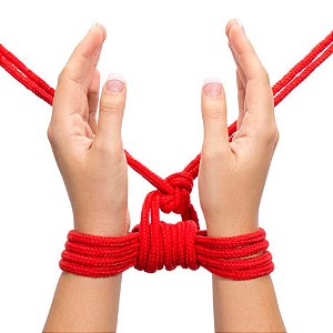 Corda Para Bondage Fetish Rope - 10Metros Preto - SM010