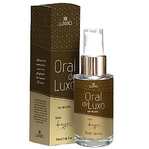 ORAL DE LUXO - Gel Térmico Beijável Sabor Marula (Sabor Desejo) LUXXXO - 30g