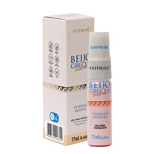 Gel Excitante Anal - Beijo Grecus Shock Ice - Eletrizante - 17ml - Feitiços