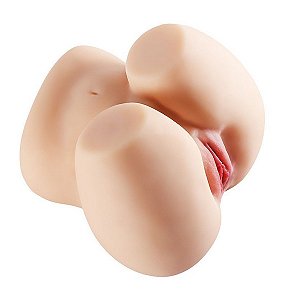 Masturbador Masculino - Vagina e Ânus com vibrador M2 - MAIG - 7784