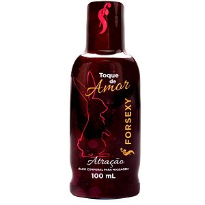 Óleo para Massagem Perfumado TOQUE DE AMOR - ATRAÇÃO - 100ml FOR SEXY