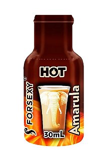 Gel Lubrificante Oral Beijável HOT Sabor AMARULA - 30ML - FOR SEXY