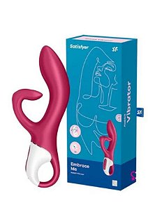 SATISFYER EMBRACE ME - Vibrador Ponto G e Clítoris Recarregável Luxo - Vinho