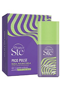 PICO PULSE Sugador Líquido Suga, Pulsa e Gela - By Prazer: Ste - Sabor Uva Verde - 16g