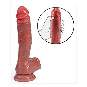 Pênis Super Realístico com Veias Salientes - 27,0 x 5,0cm