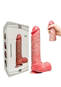 Pênis Hiper Realístico Grande em Silicone - 25,0 x 5,2cm - 9525