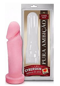 Capa Peniana Extensora Pele em CyberSkin 16 x 4,5 CM -