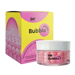 Bubble Vibes Gel 3 Em 1 Desliza Vibra Aquece 120g Intt