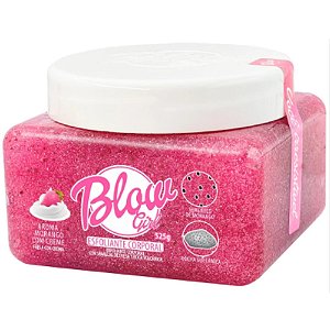 Esfoliante Corporal em Gel Blow Girl Morango com Creme Rocha Vulcânica e Efeito Glow 525g - Hot Flowers