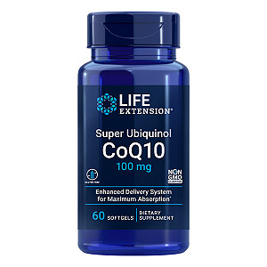 Super Ubiquinol CoQ10 100mg 60 Cápsulas - Life Extension