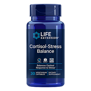 Equilíbrio de Cortisol-Estresse 30 Cápsulas - Life Extension