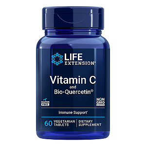 Vitamina C e Bioquercetina 60 Comprimidos - Life Extension
