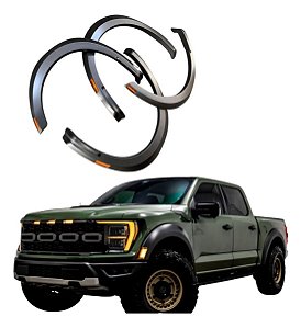 Moldura De Alargador De Paralamas F150 Raptor 22/23 Kit D/t