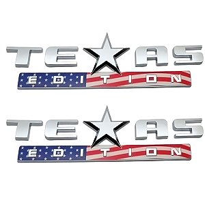 Par Emblemas Texas Edition Bandeira Americana