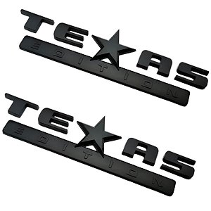 Par Emblemas Texa Edition Preto