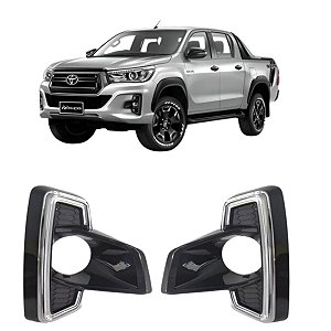 Moldura Farol De Milha Hilux 2016 A 2019