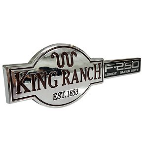 Emblema King Ranch F250 Lariat Super Duty