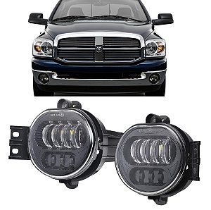 Farol De Milha Dodge Ram Led 2006 2007 2008 2009