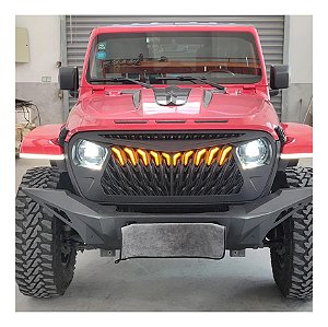 Grade Dianteira P/ Jeep Wrangler Jl & Gladiator Jt 2018-2023
