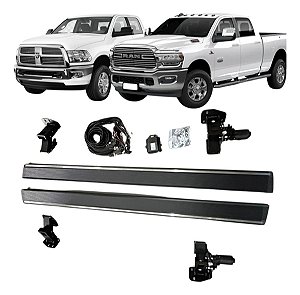 ESTRIBO ELETRICO DODGE RAM 2500 2012 A 2023 COM LED