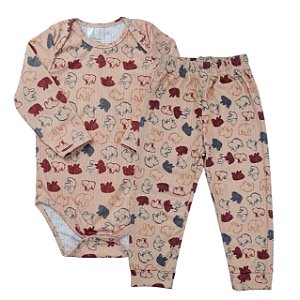 Conjunto Body Ursinho