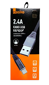 CABO USB V8  RÁPIDO 2.4A - BA-CBO9941