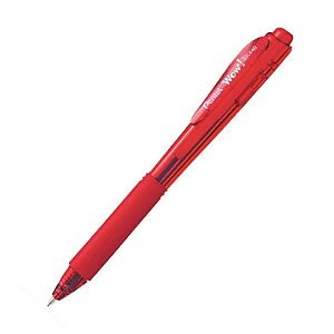 Caneta Esferográfica WOW 1.0mm Pentel VERMELHA