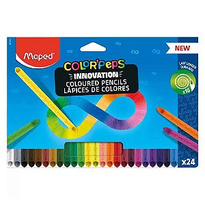 Lápis de cor Color'Peps Infinity 24 cores Maped