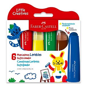 Canetinha Extra Jumbo Little Creatives Faber Castell