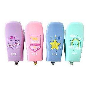 Grampeador Mini Holic Tris Pastel