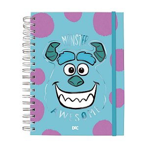 Caderno Smart Universitário Monstros SA 80 Fls Dac