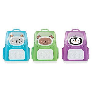 Apontador Duplo com Borracha Mochila Tris