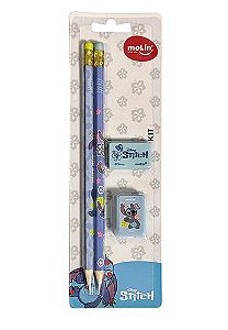 Kit Escolar Stitch c/ 4 itens Molin